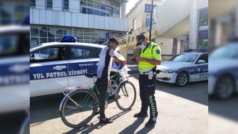 Yol polisi&nbsp;velosipedçilərə müraciət etdi