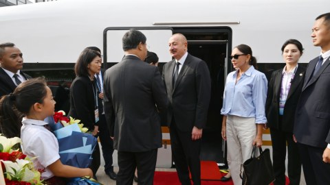 İlham Əliyev və xanımı qatarla Pekinə&nbsp;GETDİLƏR