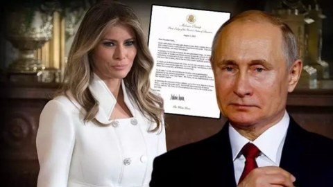Putin Trampın xanımına yumruqla CAVAB VERDİ