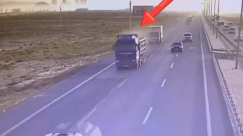 Qablaşdırılmayan yükləri daşıyan sürücülərə&nbsp;xəbərdarlıq - VİDEO