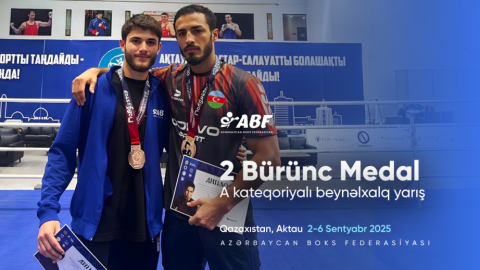 Boksçularımız beynəlxalq turnirdə 2 medal qazandılar