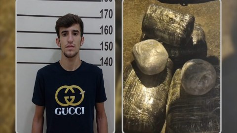Narkokuryerdən 13 kq marixuana aşkarlandı
