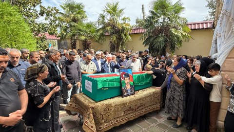 Şəhidimiz Göyçayda dəfn edildi