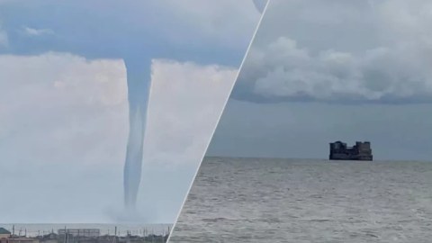 Xəzər dənizində tornado&nbsp;- FOTO/VİDEO