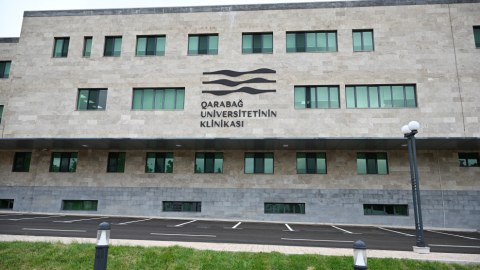 Qarabağ Universitetinin yeni korpusundan FOTOLAR