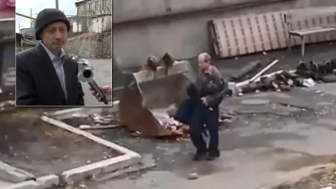 Xankəndidə təxribat törədən şəxs keçən il "mən azərbaycanlıyam" demişdi - VİDEO&nbsp;