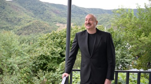 Prezident Badara kəndində - FOTOLAR