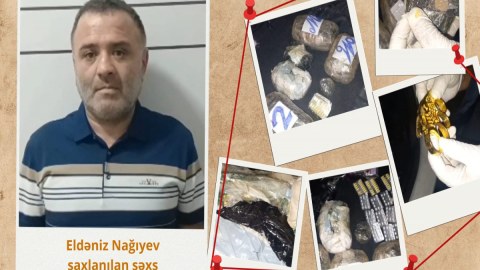 Narkokuryerdən 6 kiloqram narkotik aşkarlandı