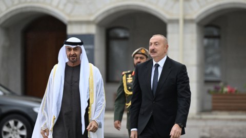 BƏƏ Prezidentinin Şuşada rəsmi qarşılanma mərasimi - GÖRÜNTÜLƏR