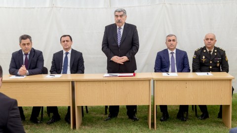 Rüstəm Xəlilov Qırx Çıraq qəsəbəsinin sakinləri ilə görüşdü - FOTO