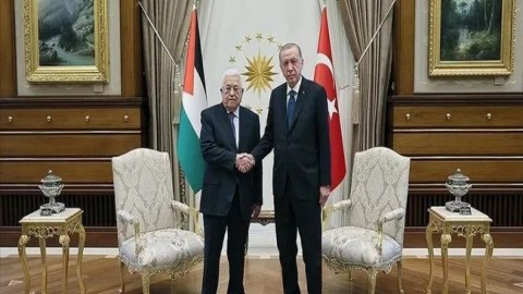 Ərdoğan Mahmud Abbasla görüşdü