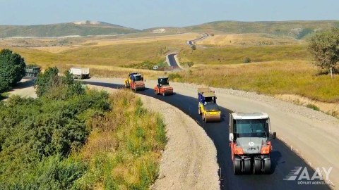 Suqovuşan-Kəlbəcər yolunun tikintisi ilə bağlı son durum - GÖRÜNTÜLƏRR