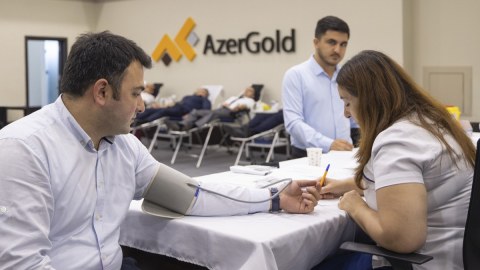 &ldquo;AzerGold&rdquo;da növbəti qanvermə aksiyası keçirildi