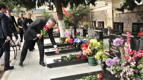 Abşeronda antiterror əməliyyatı şəhidləri anılıb - FOTOLAR