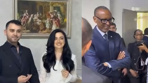 Ruanda Prezidenti Bakıda nikaha qatıldı - VİDEO