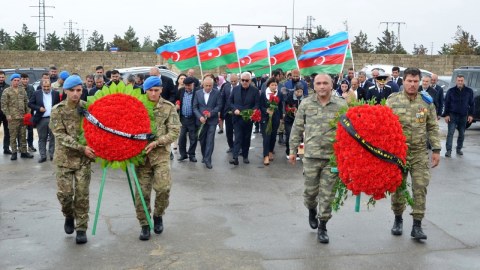 Antiterror şəhidi Tural Cahangirovun xatirəsi ehtiramla anılıb -&nbsp;FOTOLAR