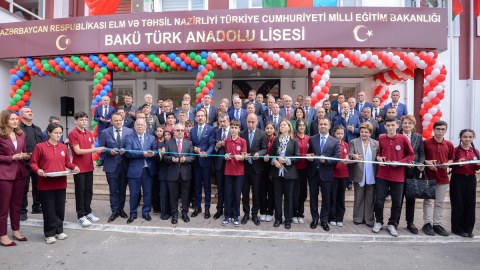Bakı Türk Anadolu Liseyinin yeni binasının açılışı oldu