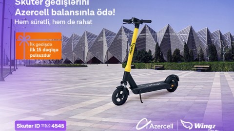 "Azercell" ilə şəhərdaxili mikromobillikdə&nbsp;yeni mərhələ&nbsp;