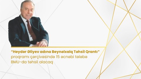 BMU-da 15 əcnəbi tələbə təhsil alacaq
