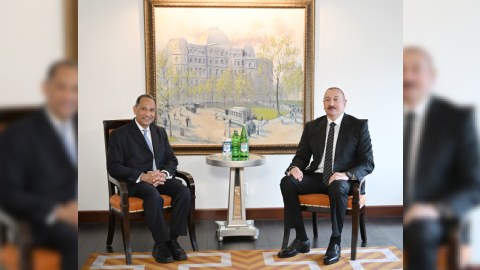 İlham Əliyev Çoksi ilə danışıqlar apardı