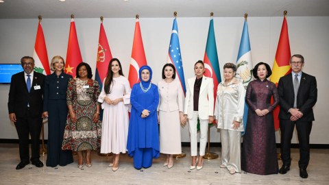 Mehriban Əliyeva BMT-nin&nbsp;xüsusi sessiyasında iştirak etdi - FOTOLAR