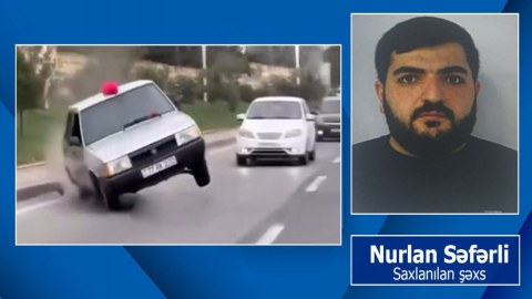 Toy karvanında avtoxuliqanlıq edən sürücü həbs edildi