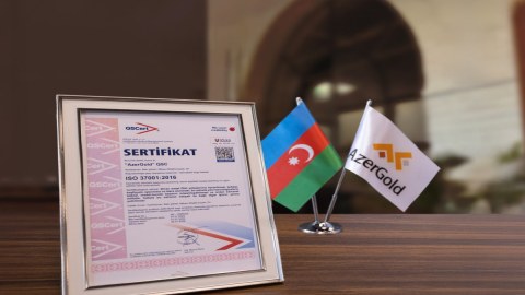 “AzerGold” QSC beynəlxalq standart üzrə daha bir sertifikat əldə etdi