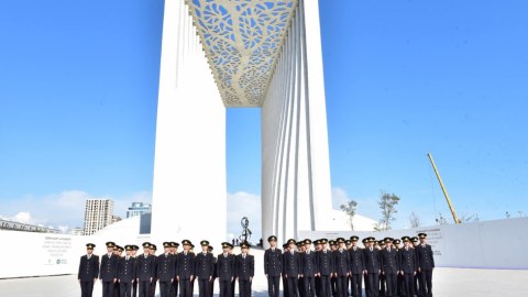 DİN-in hərbi qulluqçuları və polislər Zəfər parkında&nbsp;