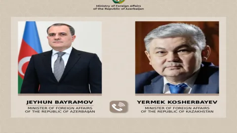 Ceyhun Bayramovla Qazaxıstanın yeni XİN rəhbəri ilə danışdı
