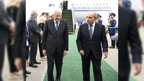 İtaliya Prezidenti Azərbaycana gəldi