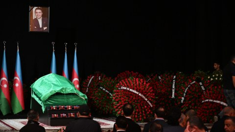 Cabir İmanov dəfn edildi - FOTOLAR