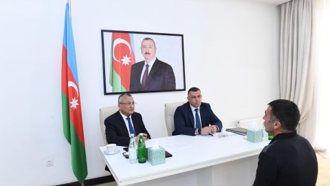 Qubada keçmiş məcburi köçkünlərin müraciətləri dinlənildi