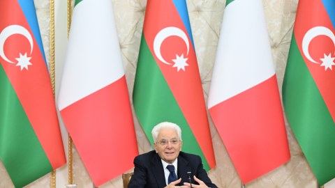 İtaliya bu dostluqdan çox fərəhlənir - Sercio Mattarella