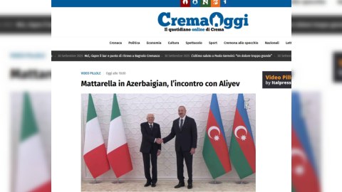 İtaliya mediası Mattarellanın səfərindən yazdı