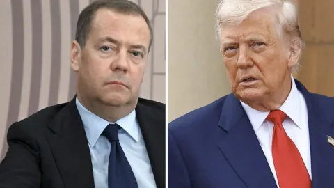 Medvedev Putinə işləyən axmaq adamdır - TRAMP