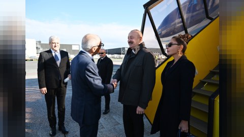 Prezident və birinci xanım Danimarkada