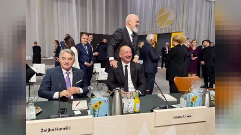 Prezident &ldquo;Avropa Siyasi Birliyi&rdquo;nin Zirvə toplantısının plenar sessiyasında - FOTO