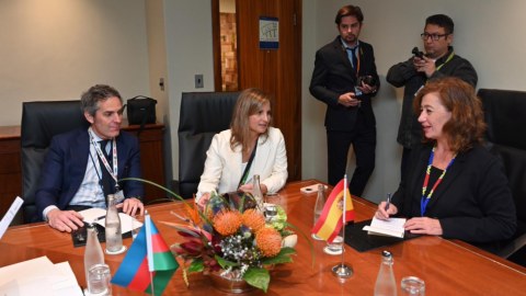 Sahibə Qafarova İspaniya Deputatlar Konqresinin sədri ilə görüşdü&nbsp;