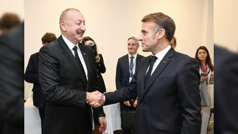 Makron İlham Əliyevi təbrik etdi&nbsp;