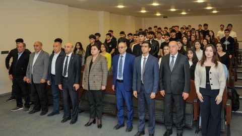 BMU tələbələri Başlıbel qətliamı haqda məlumatlandırılıb