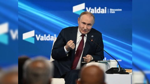 Putinin çıxışından dərhal sonra&nbsp;dron hücumu