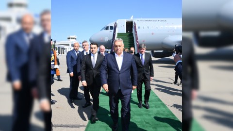Orban Qəbələyə gəldi