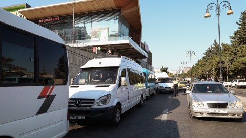 Qanunsuz sərnişin daşıdığına görə 18 maşın saxlanıldı