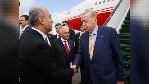 Ərdoğan Azərbaycana gəldi - FOTO