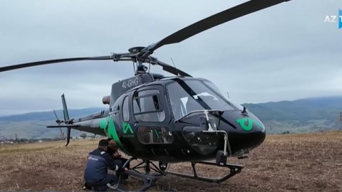 Azərbaycanda helikopterlər qızıl axtarır&nbsp;&ndash; VİDEO