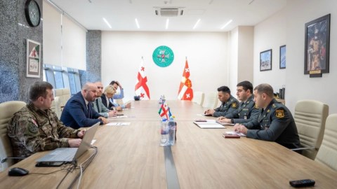 Azərbaycanla Gürcüstan hərbçiləri kibertəhlükəsizliliyi müzakirə etdilər - FOTO