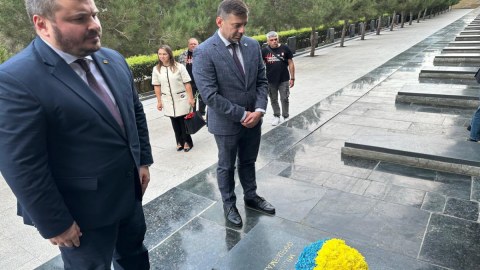 Ukrayna Ombudsmanı Şəhidlər Xiyabanında