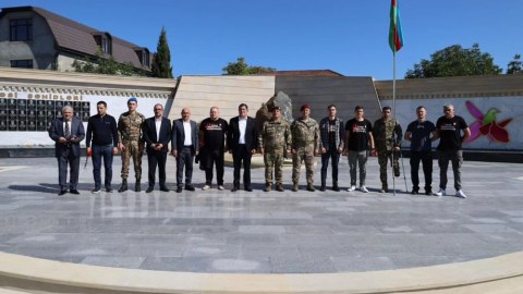 Ukraynalı əsgərlərlə Qubada görüş keçirilib