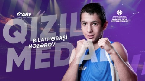 Boksçumuz ikiqat Avropa çempionu oldu
