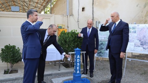 Daha bir kənd içməli su ilə təmin olundu -&nbsp;FOTOLAR